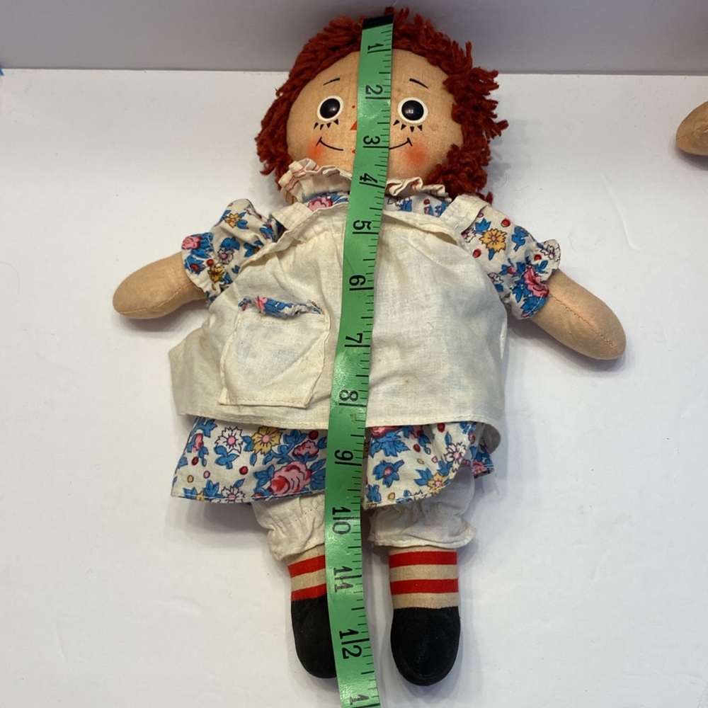 Vintage Raggedy Ann & Andy Musical dolls, Knickerbocker brand - Picture 2 of 15